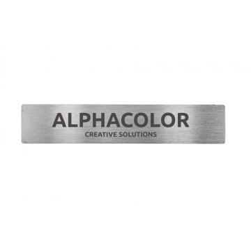 Steel plate with any engraving - size 70x14x1mm - TS032