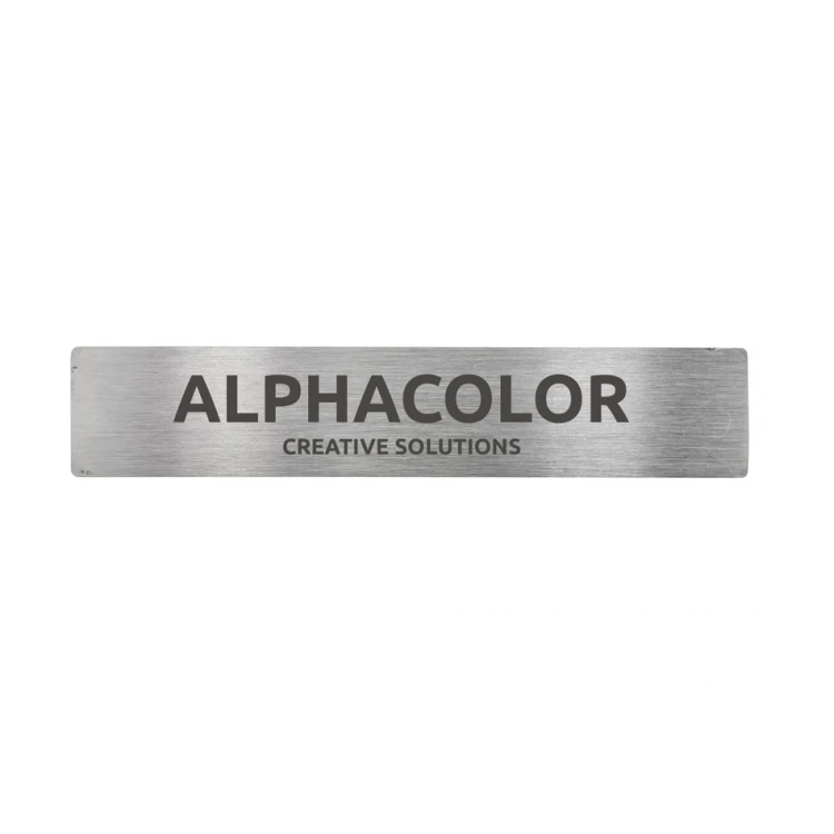Steel plate with any engraving - size 70x14x1mm - TS032