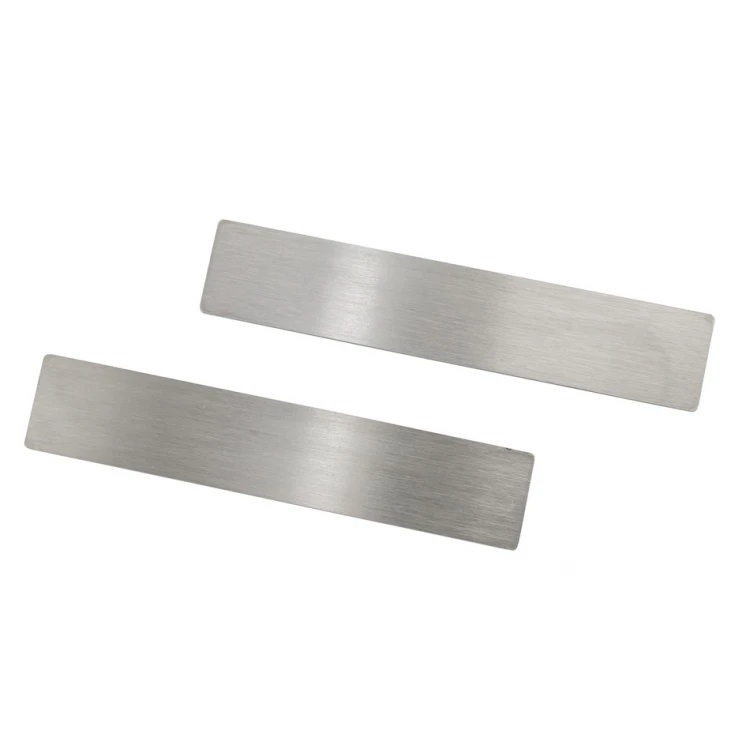 Steel plate with any engraving - size 70x14x1mm - TS032