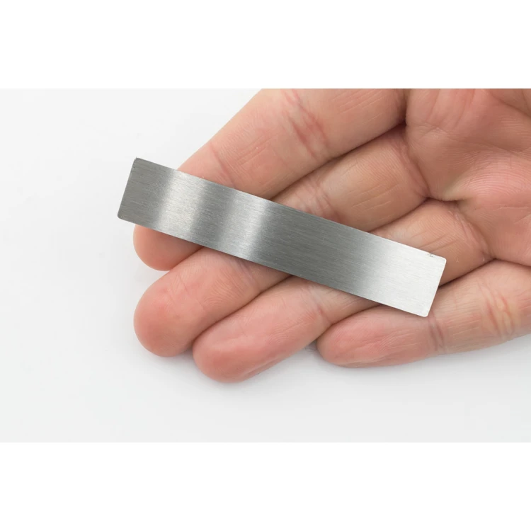 Steel plate with any engraving - size 70x14x1mm - TS032