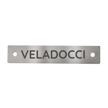 Steel plate with any engraving - size 69x14x1mm - TS033