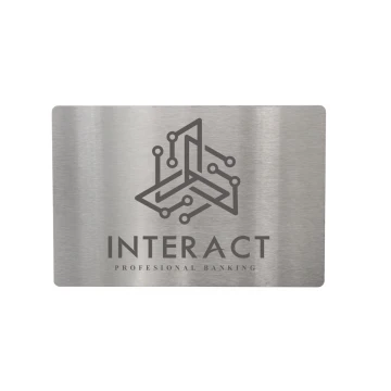 Steel plate with custom engraving - size 120x80x1mm - TS037