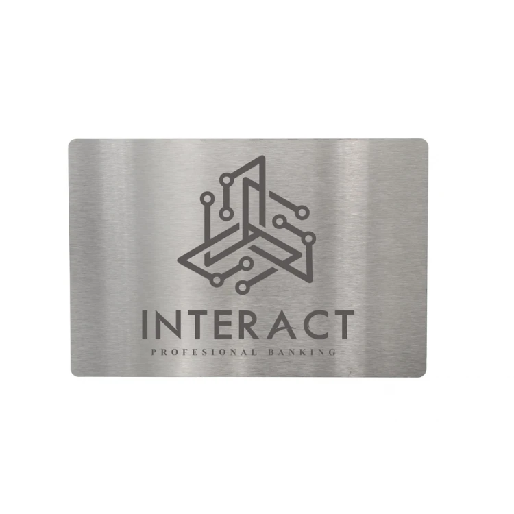 Steel plate with custom engraving - size 120x80x1mm - TS037