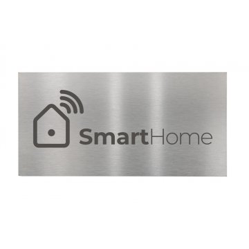 Steel plate with custom engraving - size 80x40x1mm - TS007