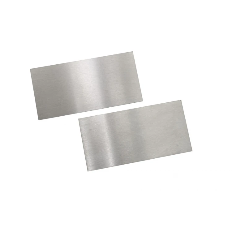 Steel plate with custom engraving - size 80x40x1mm - TS007