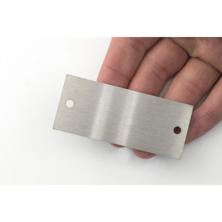 Steel plate with any engraving - size 70x30x1mm - TS010