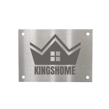 Steel Plate with Custom Engraving - Size 50x70x2mm - TS017