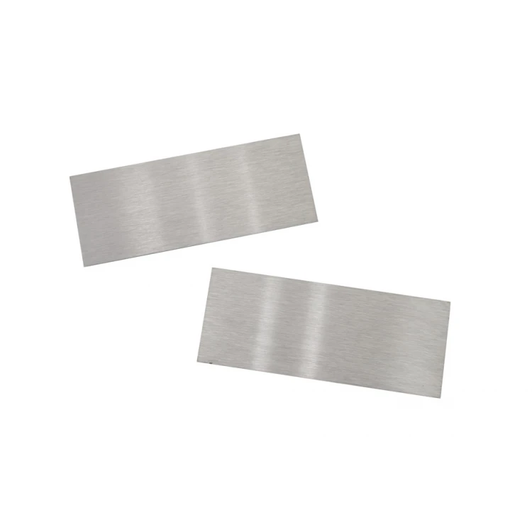 Steel plate with any engraving - size 75x30x1mm - TS027