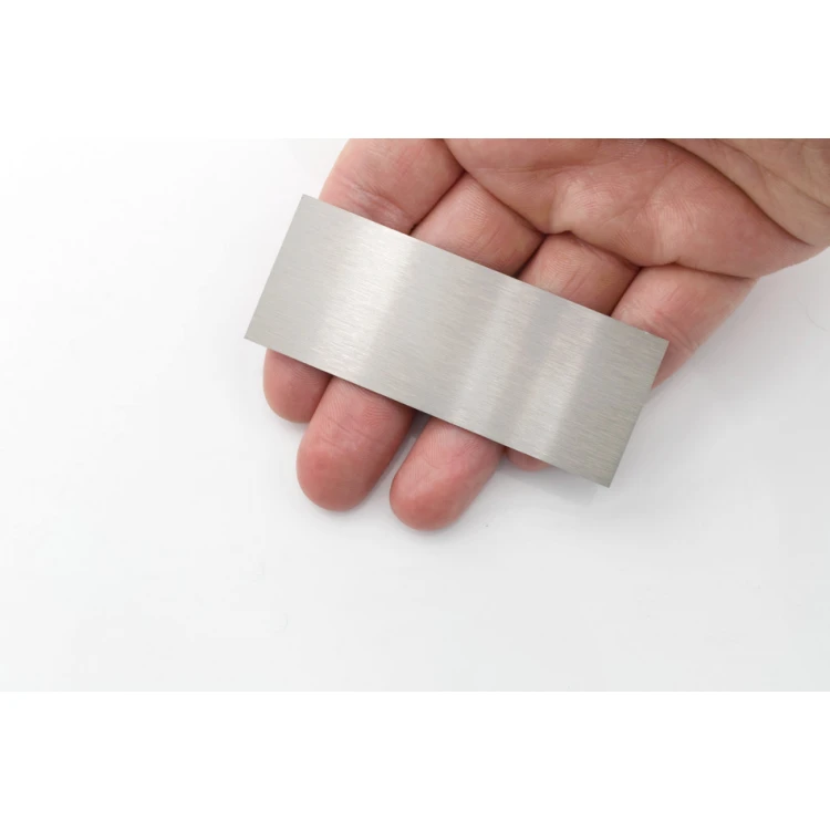 Steel plate with any engraving - size 75x30x1mm - TS027
