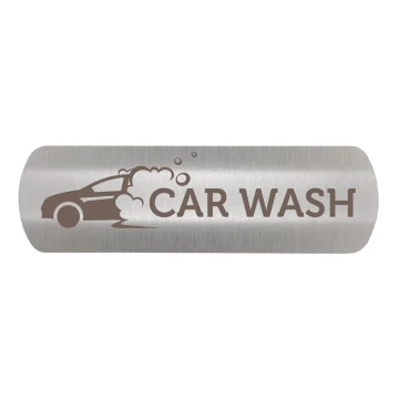 Steel plate with any engraving - size 100x30x1mm - TS026