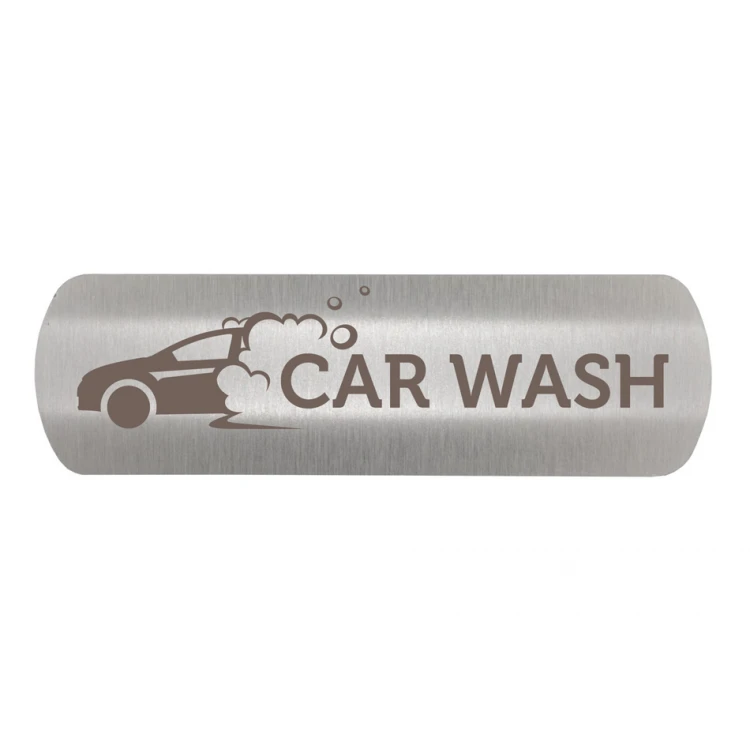 Steel plate with any engraving - size 100x30x1mm - TS026