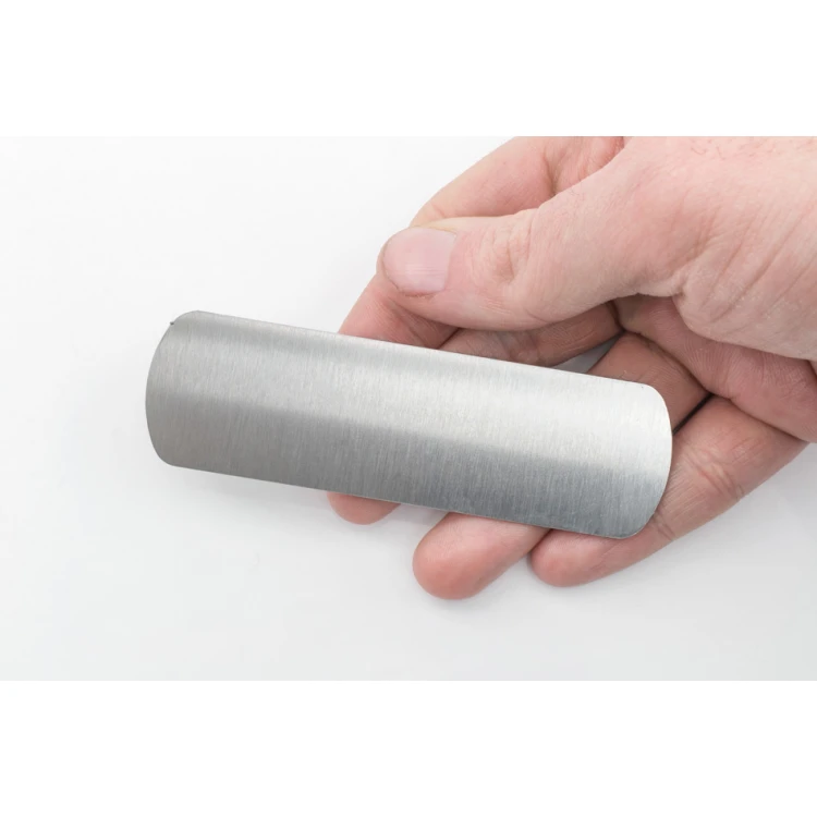 Steel plate with any engraving - size 100x30x1mm - TS026