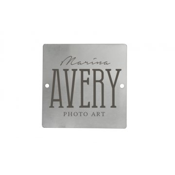 Steel plate with any engraving - size 80x80x1mm - TS052