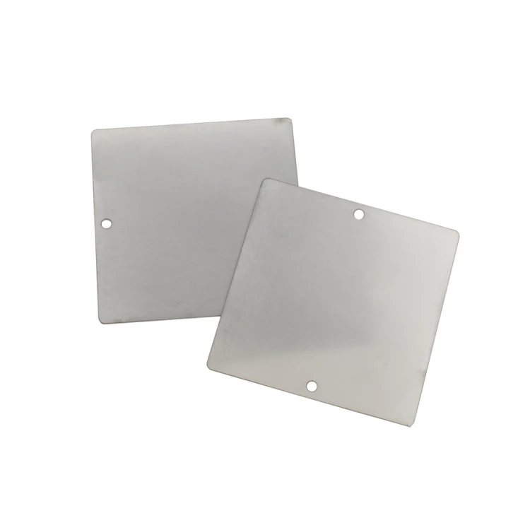 Steel plate with any engraving - size 80x80x1mm - TS052