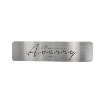 Steel plate with any engraving - size 80x20x1mm - TS046