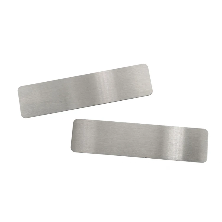 Steel plate with any engraving - size 80x20x1mm - TS046