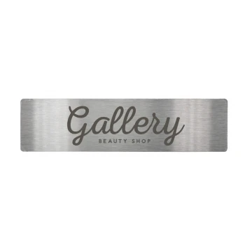 Steel Plate with Custom Engraving - Size 60x15x1mm - TS013