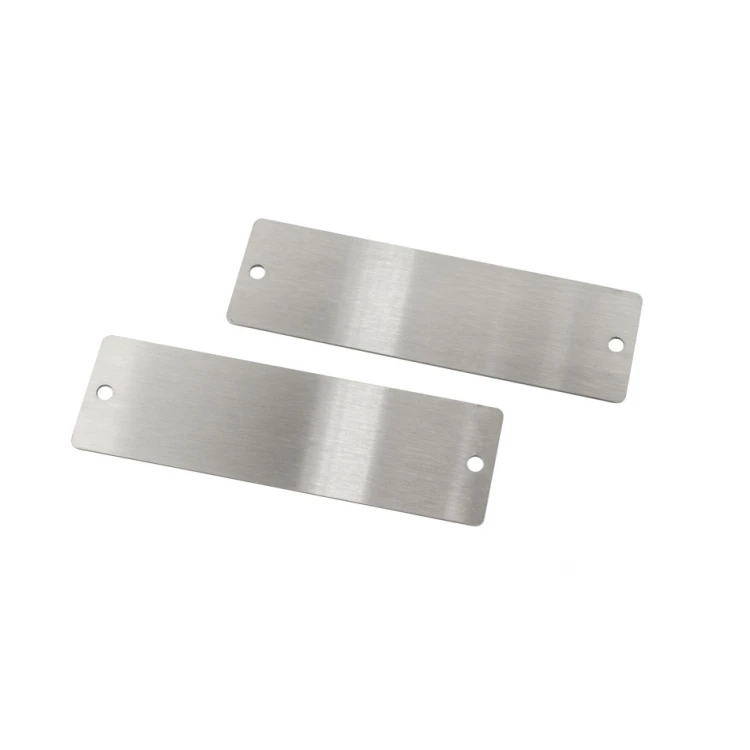 Steel plate with any engraving - size 100x30x1mm - TS047