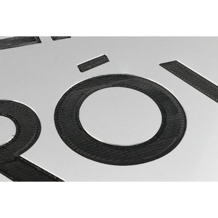 CNC Engraved Dibond Plate - DIBOND MAT 3mm dimensions: 300x140mm - TAB098