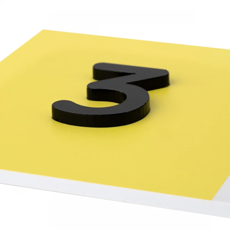 Braille Script Plaque - size 260x80mm - Hard PVC - SUNNY - TAB509
