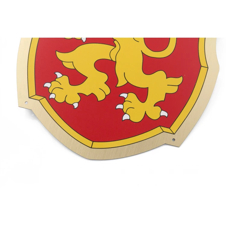 Plaque with any coat of arms - size 297x210mm (A4) - engraving laminate - UV print - TAB135