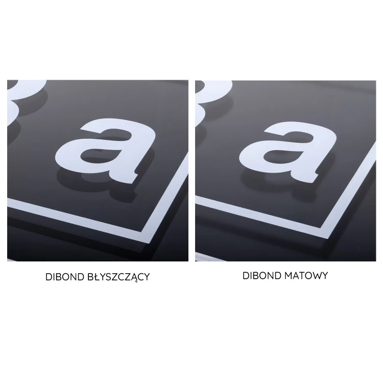 House number plaque - plexi and black dibond - dim. 297x210mm (A4) - SPD044