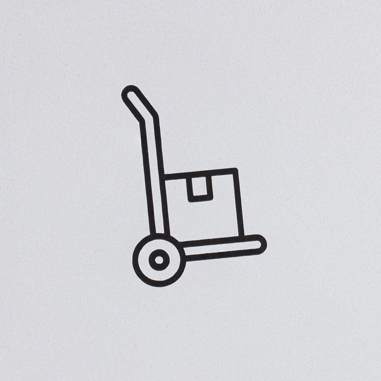 Pictogram and Braille sign - warehouse - size 100x150mm - TAB634