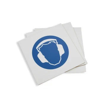 Pictogram plaque - health and safety signage - dimensions 210x210mm - UV print