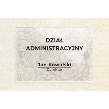 Plexiglass Plaque - UV Print - Size 148x210mm (A5) - SZ175