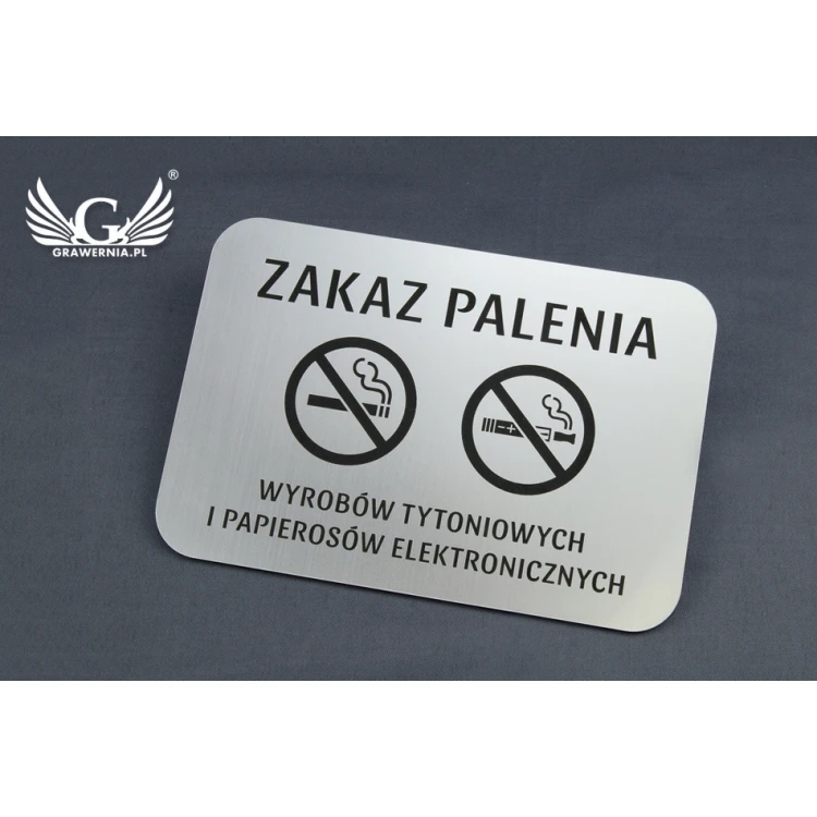 No Smoking Sign - size 16x11cm - Z009