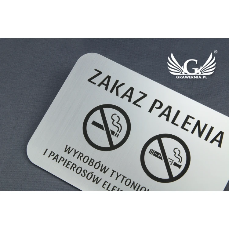 No Smoking Sign - size 16x11cm - Z009