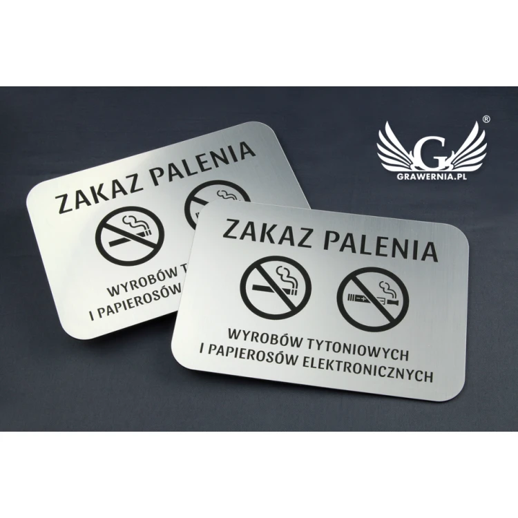 No Smoking Sign - size 16x11cm - Z009