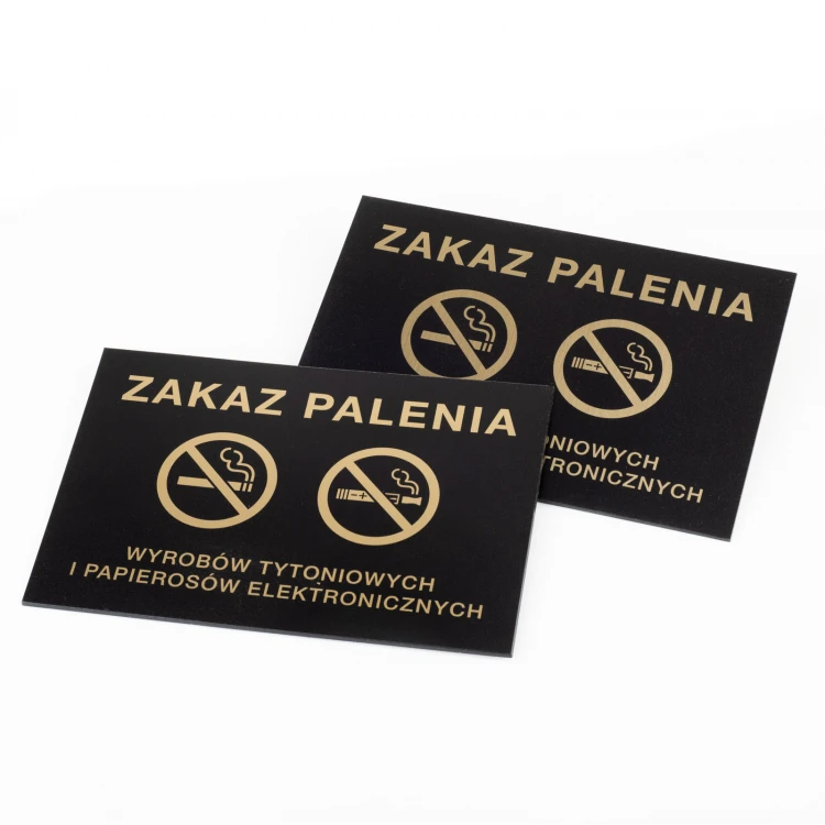 No Smoking Sign with UV Print - Size 160x110cm - Z011