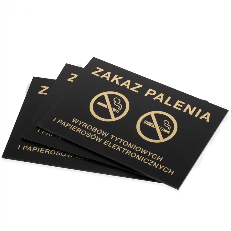 No Smoking Sign with UV Print - Size 160x110cm - Z011