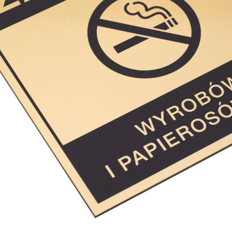 No Smoking Sign - UV Print - Size 160x110mm - Z012