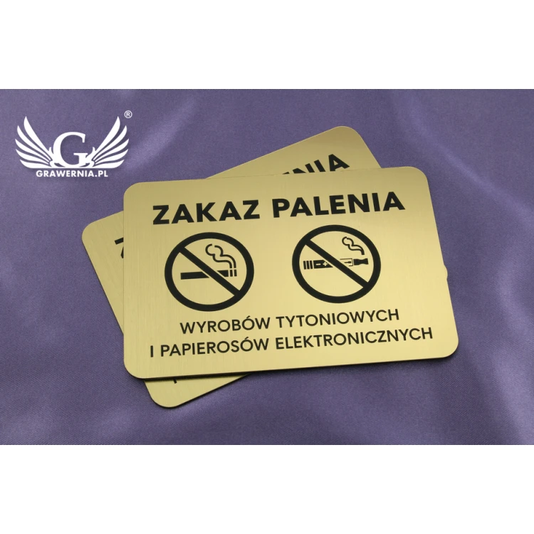 No Smoking Sign - size 16x11cm - Z009