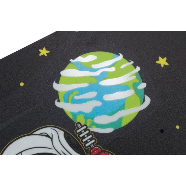 Plaque with a picture for the child's room door - Astronaut - size 400x120mm - HIPS material - NAP035