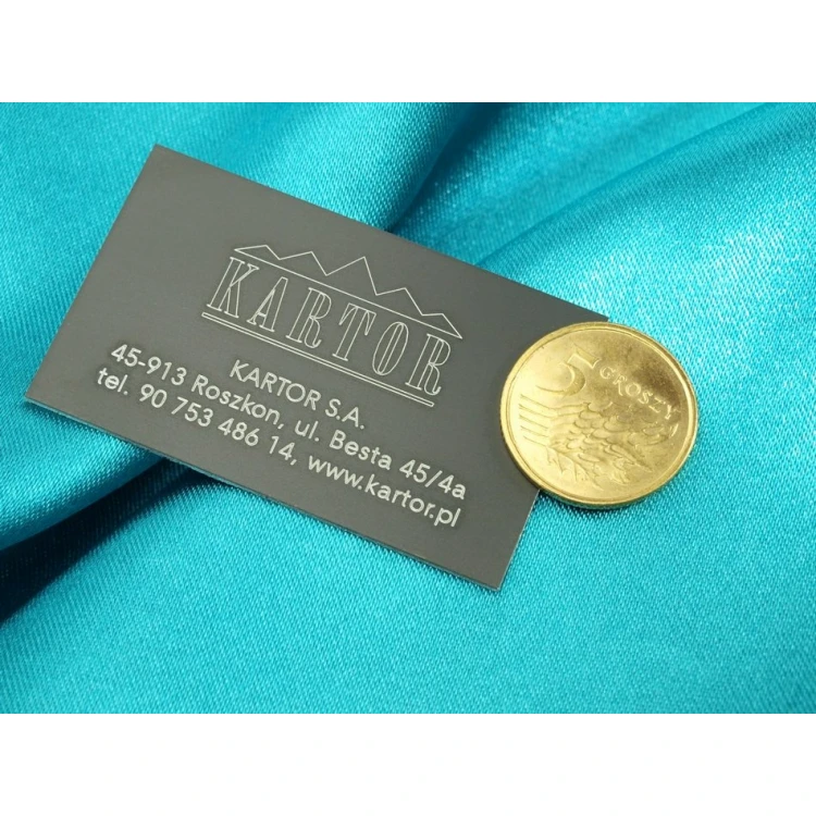 Anodized Aluminum Nameplates - size: 65x35mm