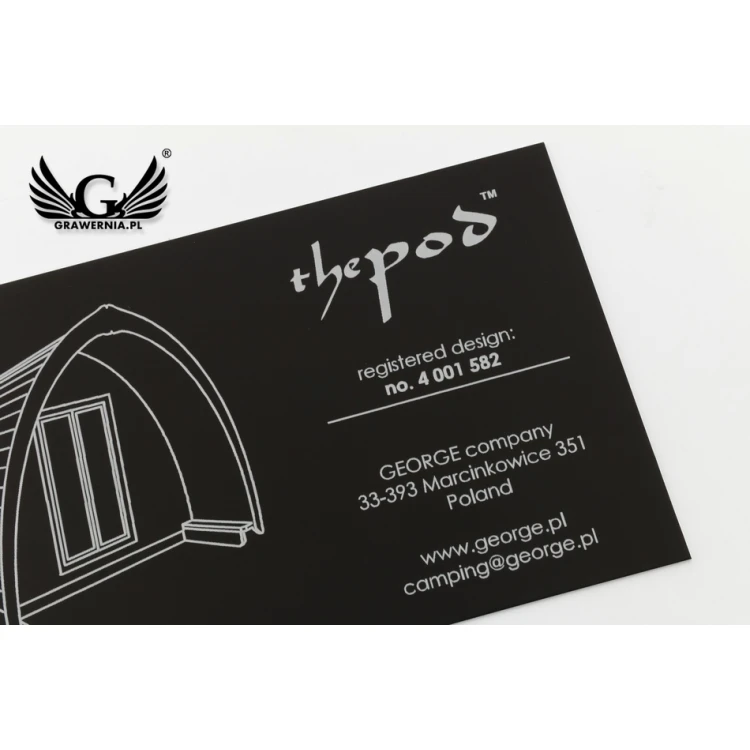 Aluminium Plates for Products - Size 120x70x1mm - TAB095