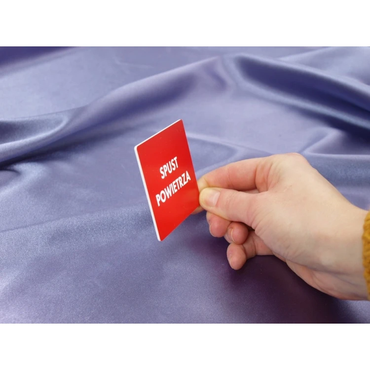 Red Labels for Device Marking - Size: 60x60mm