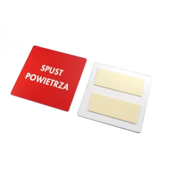 Red Labels for Device Marking - Size: 60x60mm