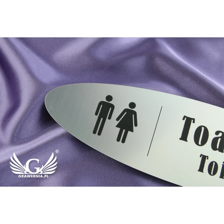 Plaques for Your Company - with Room Names - 29x8cm - Elliptical