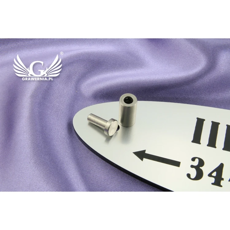 Plaques for Your Company - with Room Names - 29x8cm - Elliptical
