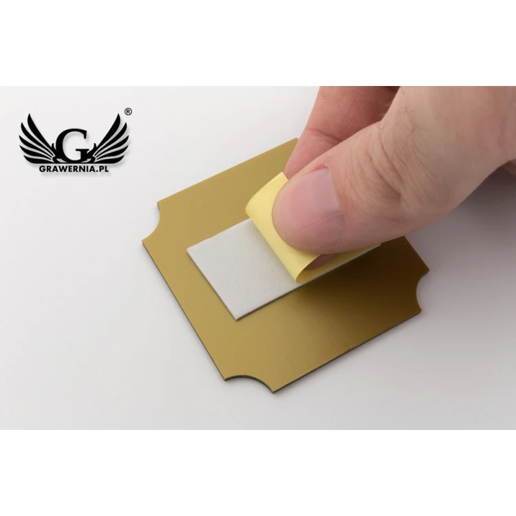 Toilet Signs - Black Exterior Laminate with Gold Engraving - Size 50x50mm - TT011