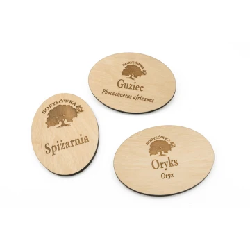 Wooden Door Plaques - ND009 - size 130x95mm