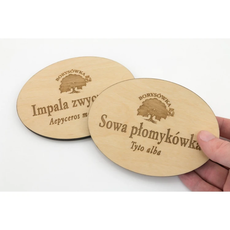 Wooden Door Plaques - ND009 - size 130x95mm