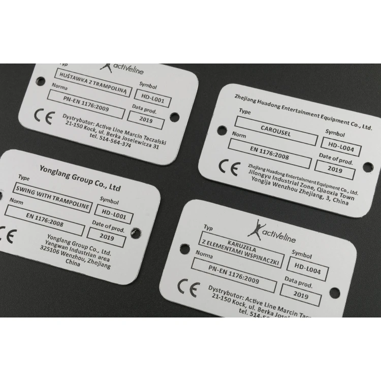 Engraved Aluply Aluminium Plate - Size 50x30mm - TAB063