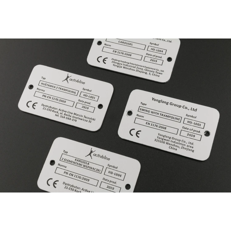 Engraved Aluply Aluminium Plate - Size 50x30mm - TAB063