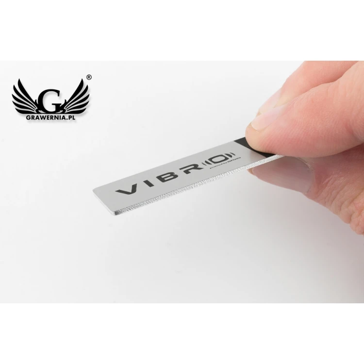 Engraved Aluply Aluminum Plates - Dimensions: 50x17mm - TAB103