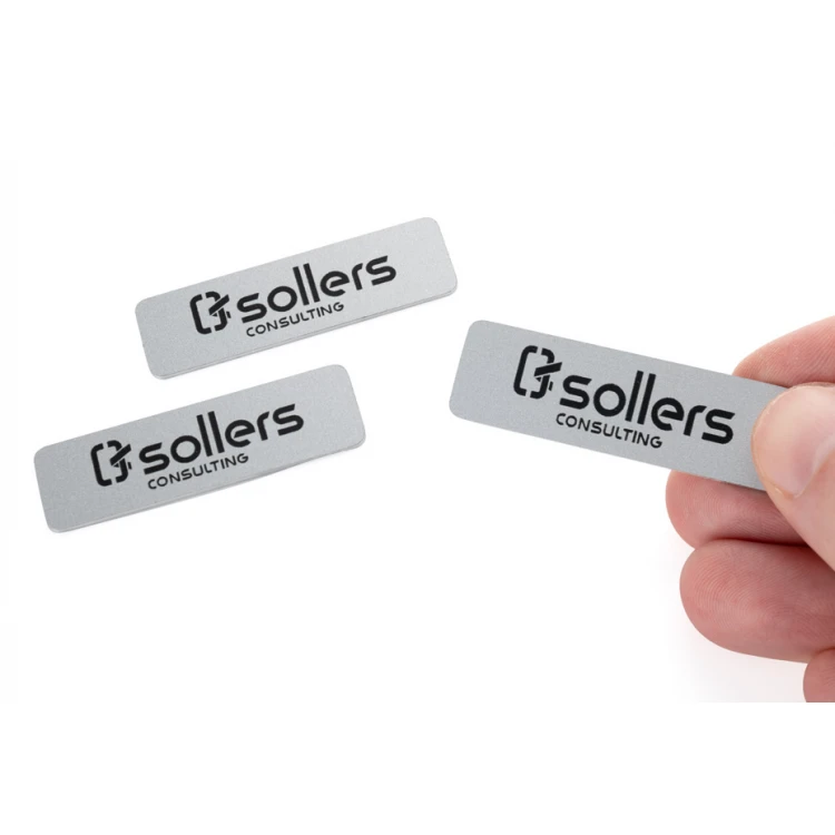 Engraved Aluply Aluminum Plates - Dimensions: 50x14mm - TAB421